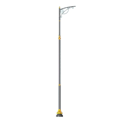 LI-8268-BKT-72-1 Ornate Scroll Architectural Street Pole
